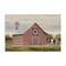 Stupell Industries Traditional Barn & Windmill Canvas Wall Art Design by Amber Sterling